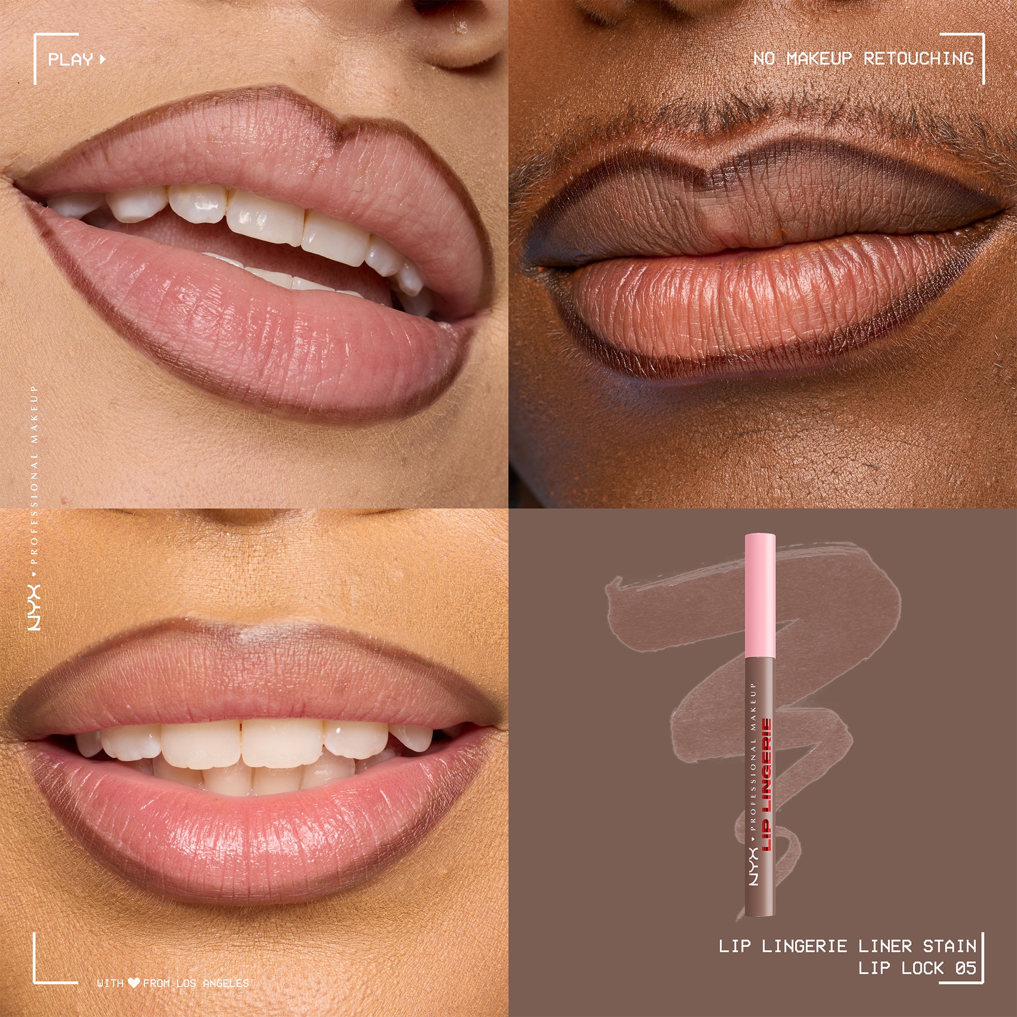 Beauty:Burst / 10TH IMPACT ナードコア Marker pentru buze rezistent NYX Professional Makeup Lip Lingerie