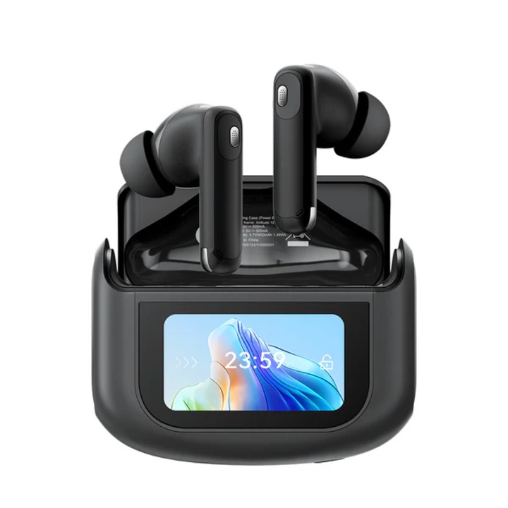 Casti wireless Blackview AirBuds 12 cu izolare a zgomotului, In-ear Bluetooth, Casti Wireless Audio, Fara fir, Touch screen, Casti Bluetooth 5.4, Autonomie 28 ore, Control touch, IPX7 Rezistente la apa, Sport, Compatibilitate Universala, negru
