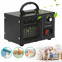 Generator Ozon, bedee, 60000 mg/h, Ionizator Dezodorizant cu ozon de mare capacitate, timer 60min, 110W, Suprafata aplicabila 120㎡, potrivita pentru dezodorizarea masinii/casa/smog/animalelor de companie, 20 x 15 x 14 cm, Negru
