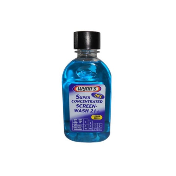 Wynn's Koncentrált Szélvédőmosó Folyadék -70C Citrom Illattal, 250ml