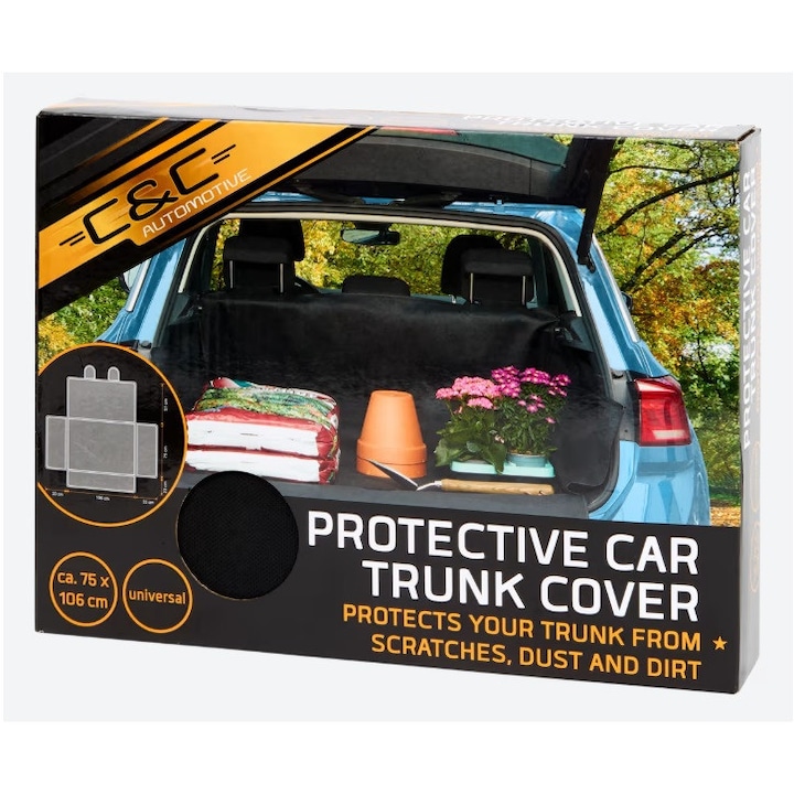 Husa protectie portbagaj 172 X 155, Negru