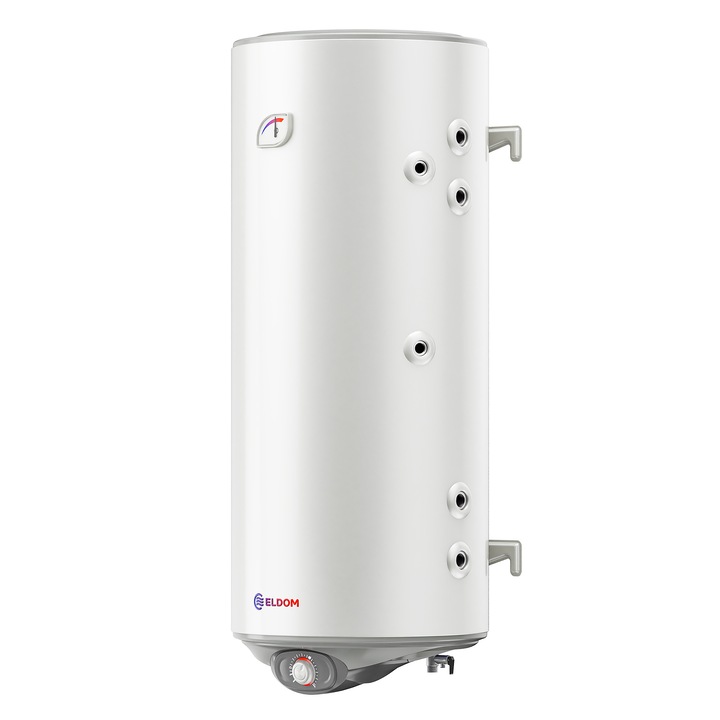 Boiler termoelectric cu 2 serpentine in paralel, Eldom GREEN LINE WVF12046FS21R, 120 Litri, 3 Kw, serpentine pe partea dreapta