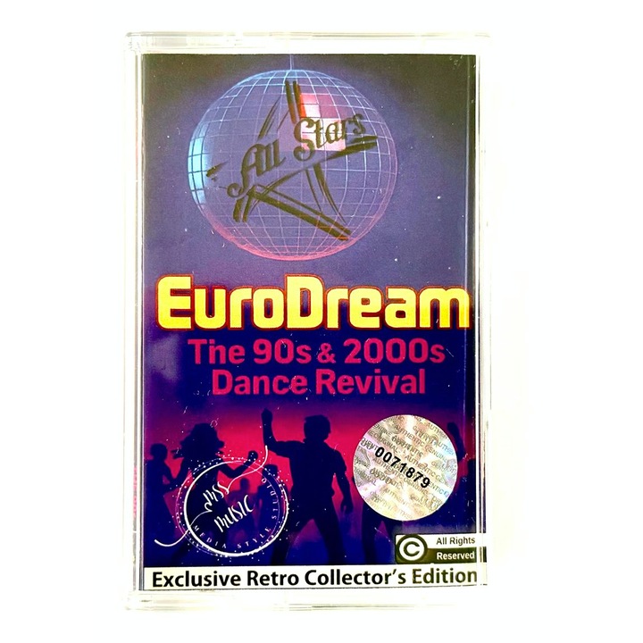 Caseta Audio Euro Dream – Compilatie audio Dance Revival din anii '90 si 2000 | Editie limitata