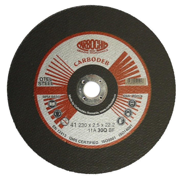 Disc debitare Carbochim, otel, 230x22.2x2.5mm