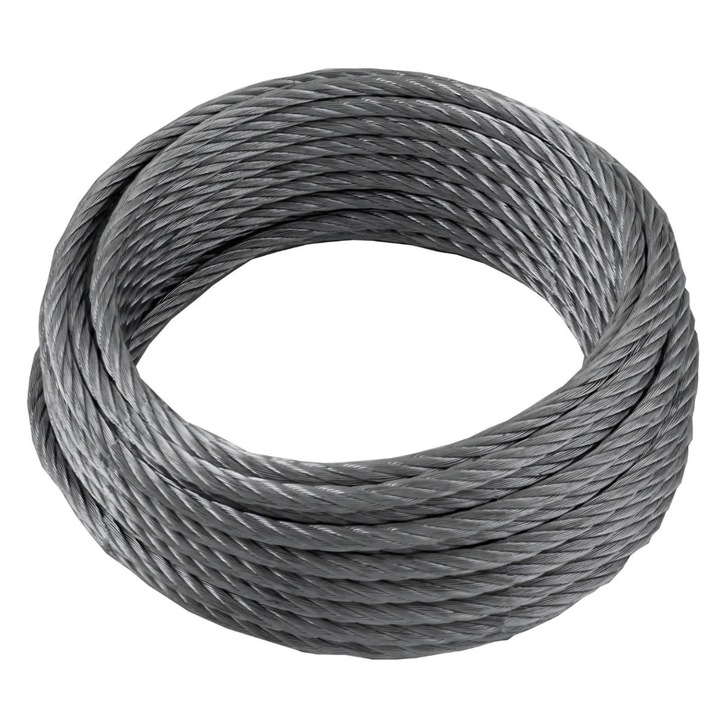 Cablu comercial, din otel zincat, pentru ancorare usoara, Cablero, greutate maxima 297 kg, colac 15 m x 8 mm / bucata