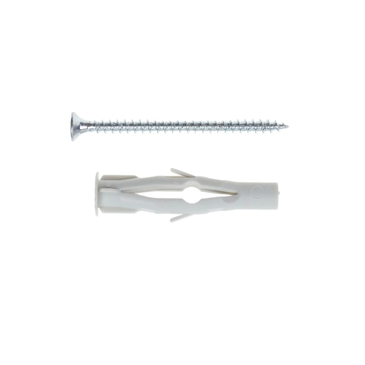 Diblu universal din plastic, 8x50 mm, set