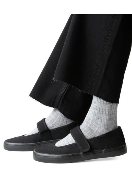 Sosete dama lana merinos raiate fara presiune Steven S130, Gri deschis melanj