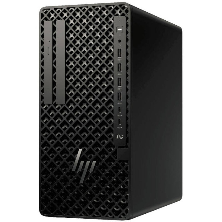 Sistem desktop HP, Z2 G1i Intel Core Ultra 7 265, 16GB, 512GB, SSD, RTX A400, Windows 11 Pro, negru