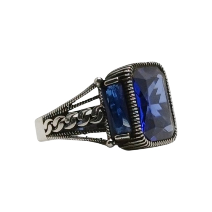 Inel din argint 925, TSR, zirconiu, 20, 9 mm