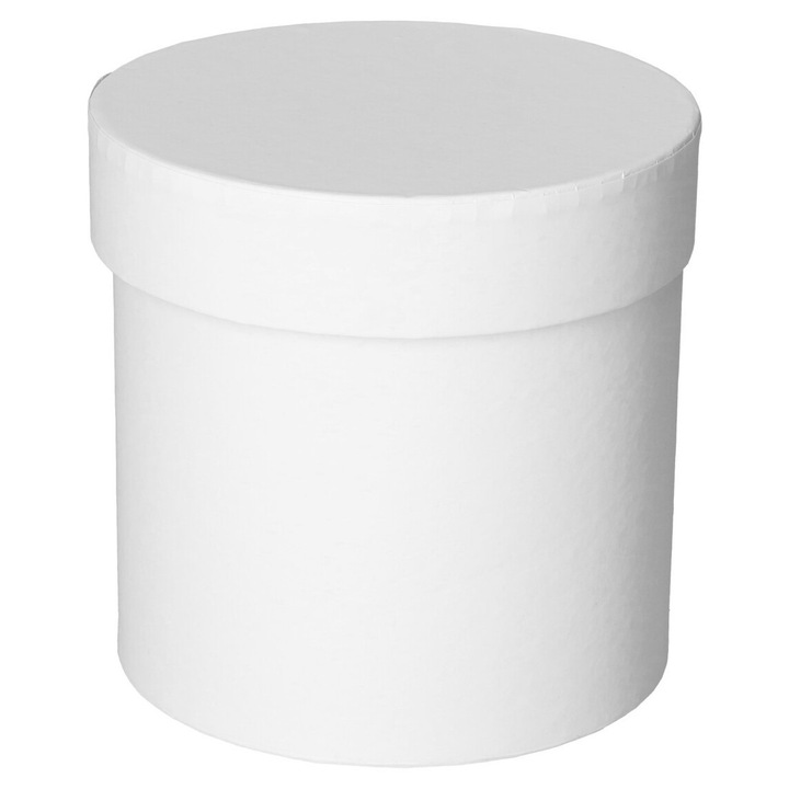 Cutie pentru flori, 12x11,6cm, alb, decorativ