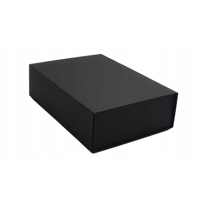 Cutie Magnetica, Neopak, Eleganta Si Moderna Pentru Ambalare Premium, Ideala Pentru Cadouri Si Ocazii Speciale, Inchidere Magnetica Sigura Si Design Simplu, 20x13x6 cm, Negru