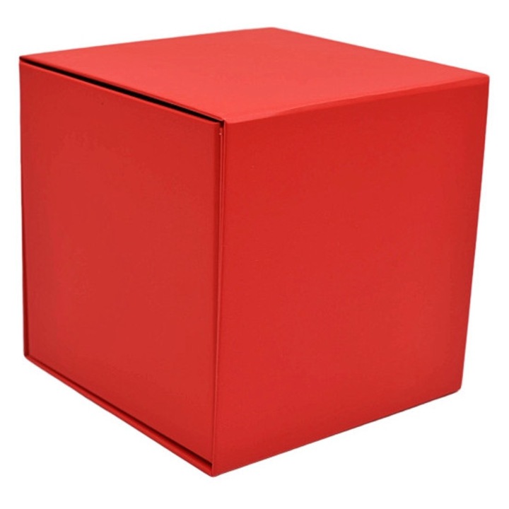 Cutie Magnetica, Neopak, Eleganta Si Moderna Pentru Ambalare Premium, Ideala Pentru Cadouri Si Ocazii Speciale, Inchidere Magnetica Sigura Si Design Simplu, 15x15x15 cm, Rosu