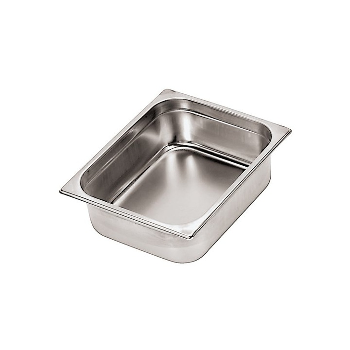 Tava gastronom GN1/6, inaltime 100mm, inox, Paderno