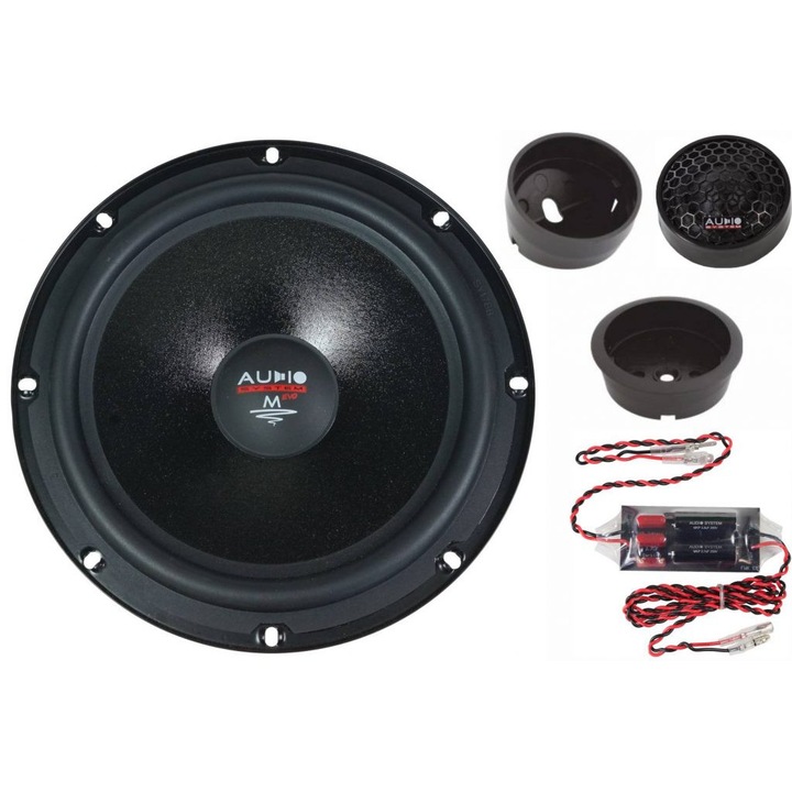 Set 2 Difuzoare componente, Audio System M 200 EVO2, 200 mm, 8", 110 watts, 3 ohm