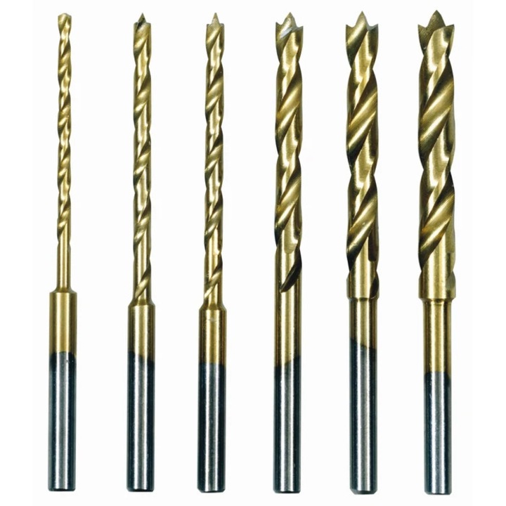 Burghie pentru lemn, Proxxon 28876, 1.5 - 4 mm, set 6 bucati