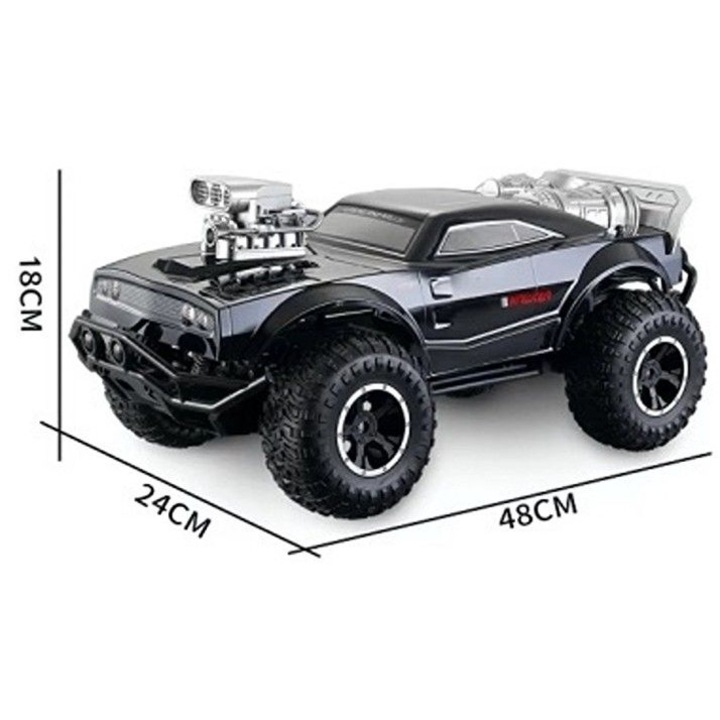 Masina radiocomandata RC oFF ROAD Monster Nexo camion monstru off road scara 1 10 cu telecomanda viteza mare suspensie puternica joc exterior interior pentru copii si adulti