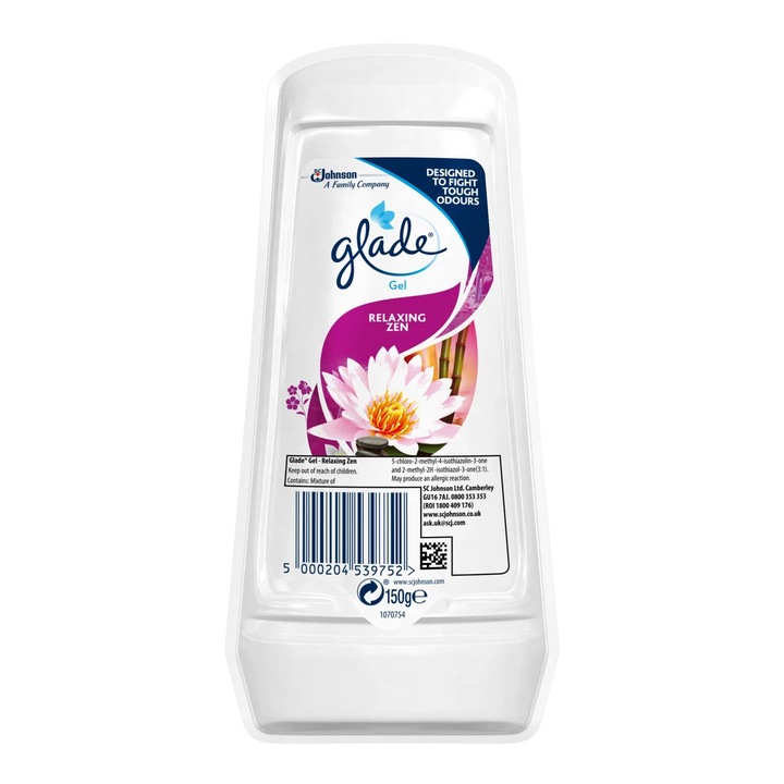 Glade szobai légfrissítő, gél, relaxing zen, 150 g