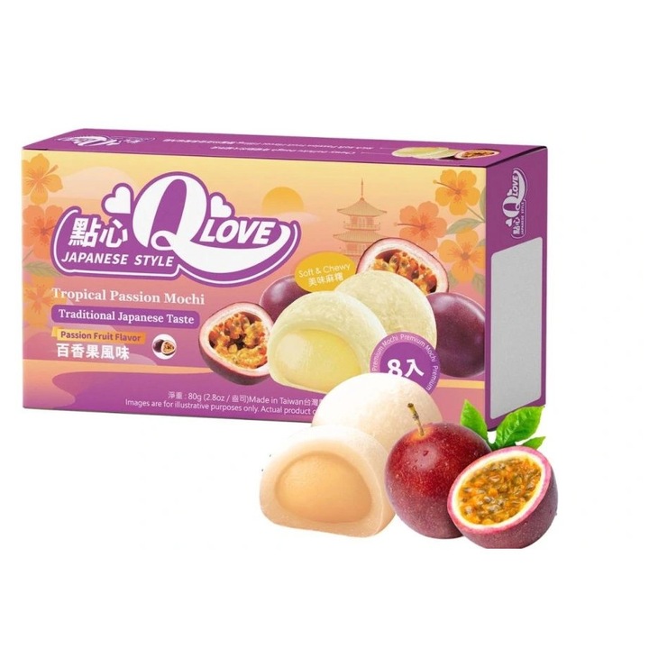Mochi Qlove maracuja ízű, 80g