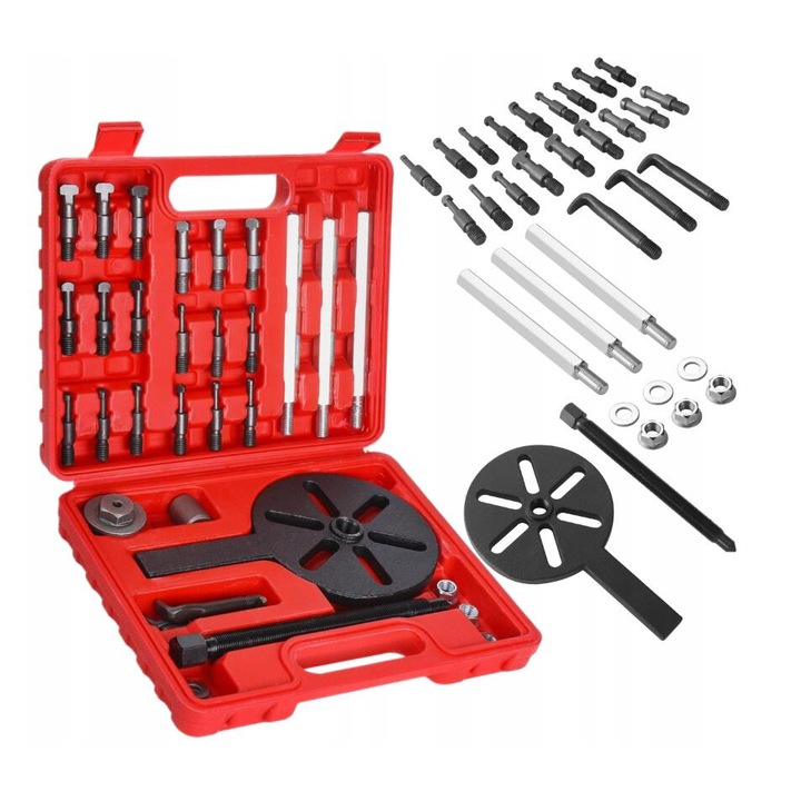 Trusa extractor pentru rulmenti si bucse, 9 piese, Kraft