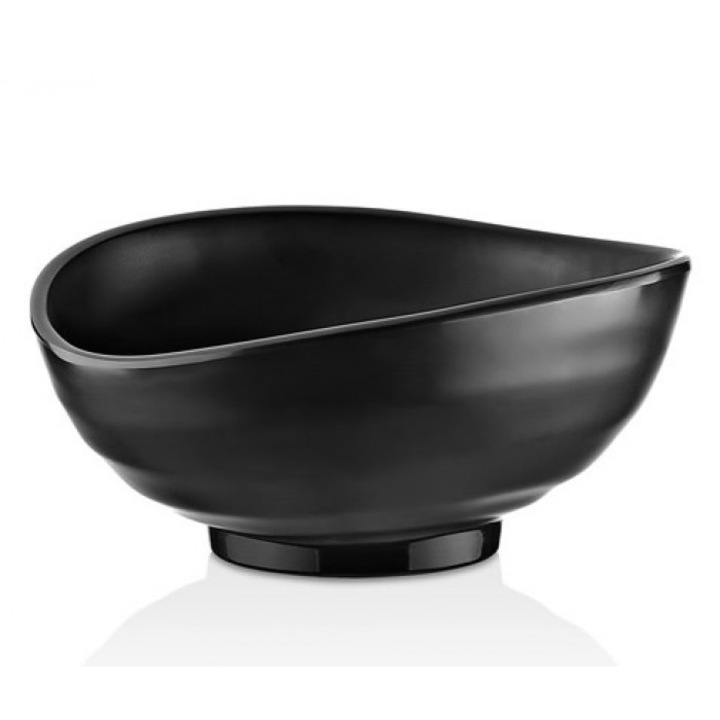 Bol servire Raki, melamină, 24x20xh8, 8cm, negru