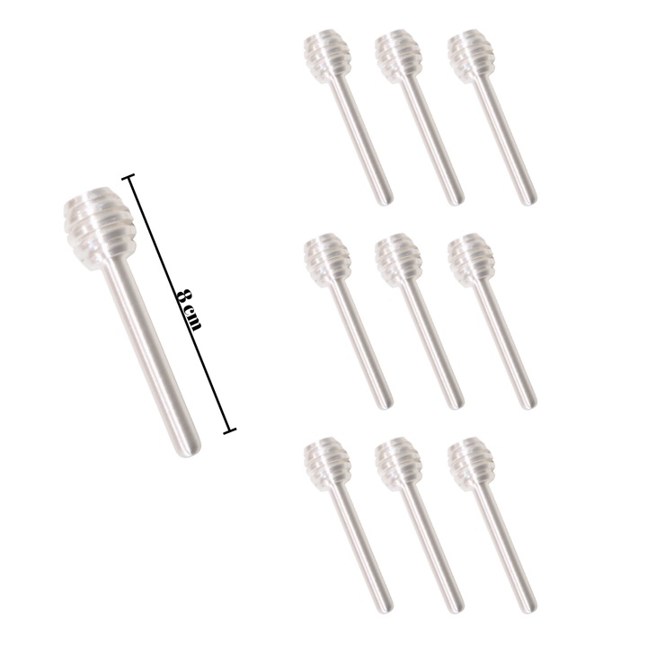 SET de 10 Lingurite decorative de miere ALBE SIDEF de 8CM