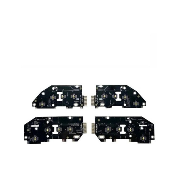 Set 4 module lumini de zi DRL galbene CSL Style pentru BMW X5 G05, X6 G06 Facelift 2023-2025 - faruri fara Laser