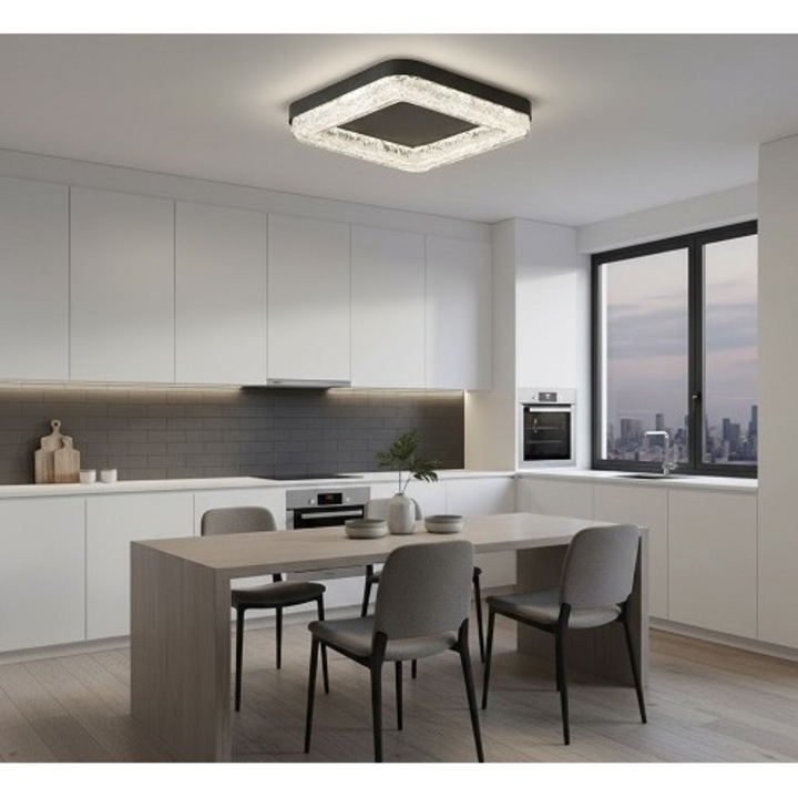 Lustra LED 72W Patrata 3 Functii LZ721