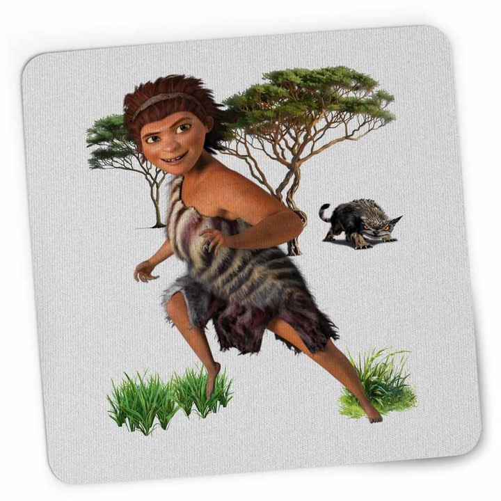 Mousepad The Croods Ugga Mama Familia Crood Epoca de Piatra Desene CoolTrend, 21x19cm