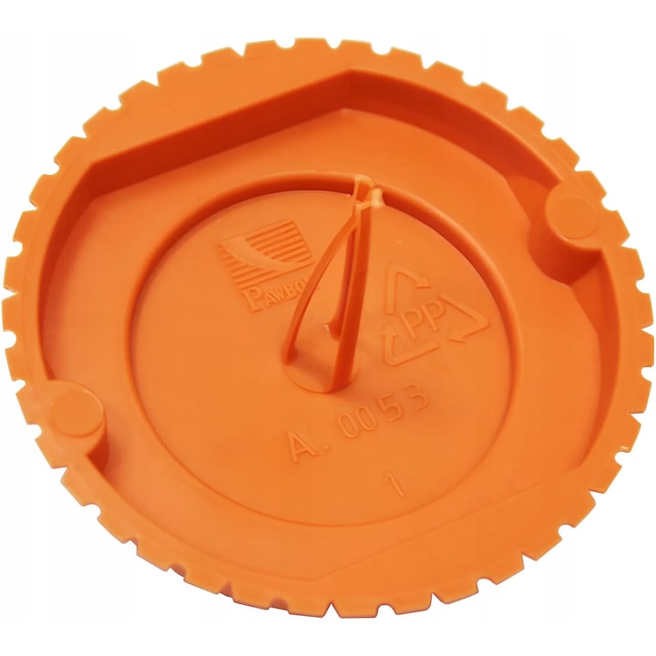 Capac pentru doze rotunde Ø60mm, Set (10 bucati), Portocaliu