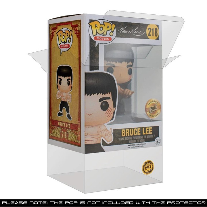 Комплект от 10 протектора Khadou Funko POP стандарт 4", 0,5мм, многоцветен