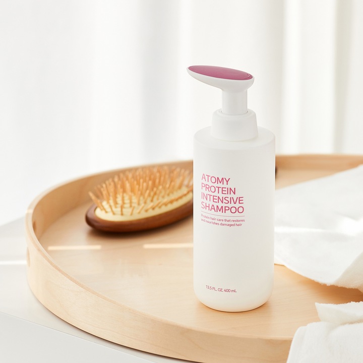 Шампоан Atomy, Protein Intensive, 400 мл, за увредена коса, течен