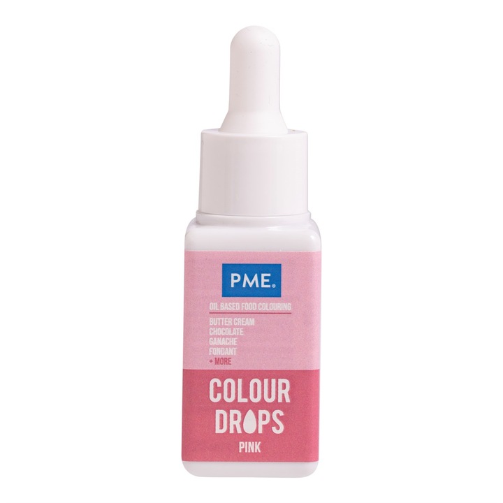 Colorant alimentar pe baza de ulei Roz 20ml, PME
