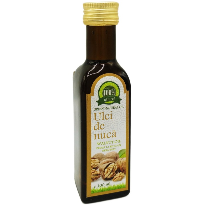 Ulei de Nuca presat la rece, pur nerafinat 100% natural fara aditivi, ambalaj sticla, 100ml, Carmita Classic