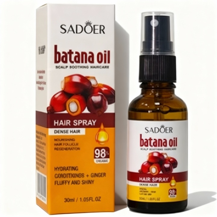 Spray pentru păr SADOER cu ulei de Batana, hidratare profundă, protecție, 200ml