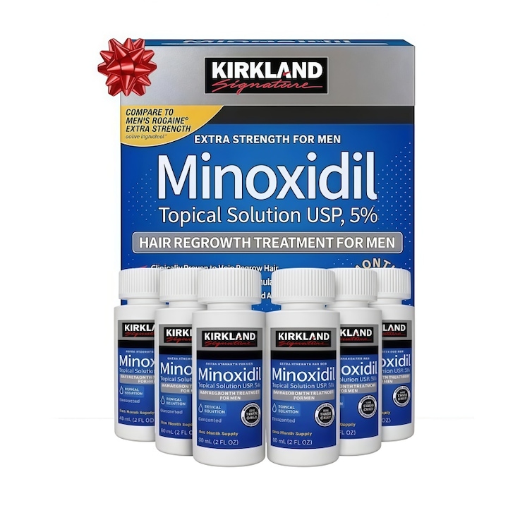 Intenzív Hajregeneráló Kezelés Férfiaknak, AjieQaQ, Biotin és Keratin, Hajhullás Elleni, 6x60g Flakon