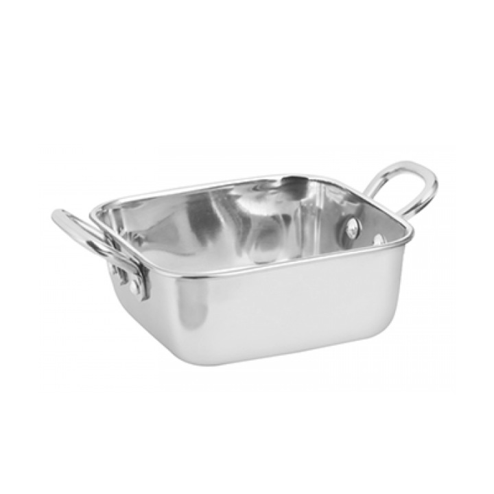 Tava roaster patrat CULINARO inox 11, 5x4, 75cm 400ml