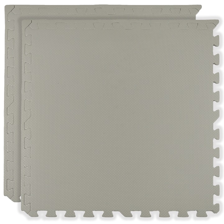 Covoras din spuma Humbi 120x60 Puzzle-uri mari din spuma impermeabile, sigure, 2 buc. Gri deschis