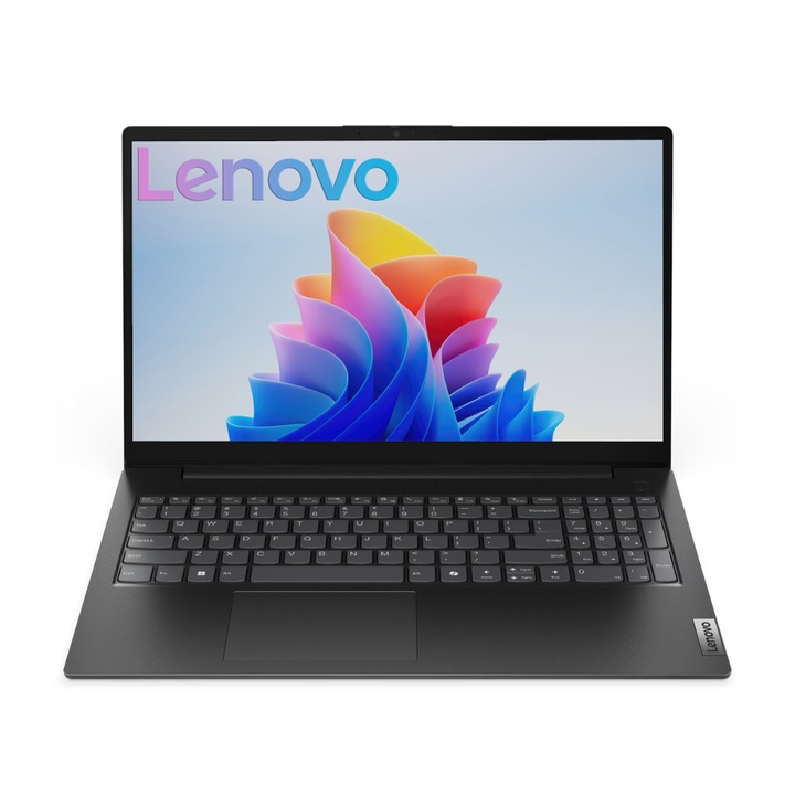 Lenovo V15 Laptop, Intel Core i7 13620H, 16GB DDR5 Memória, 1000GB SSD, 15.6" FullHD kijelző, Fekete, Magyar billentyűzet, Böngésző, Vírusirtó, Windows 11 Pro