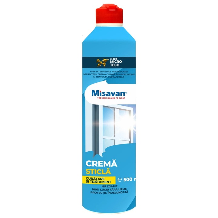 Crema tratament pentru sticla Misavan, 500 ml