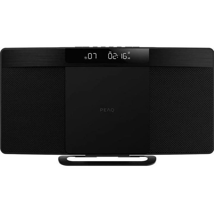 Sistem audio PEAQ PMS 220, CD, Bluetooth, DAB+/FM, negru