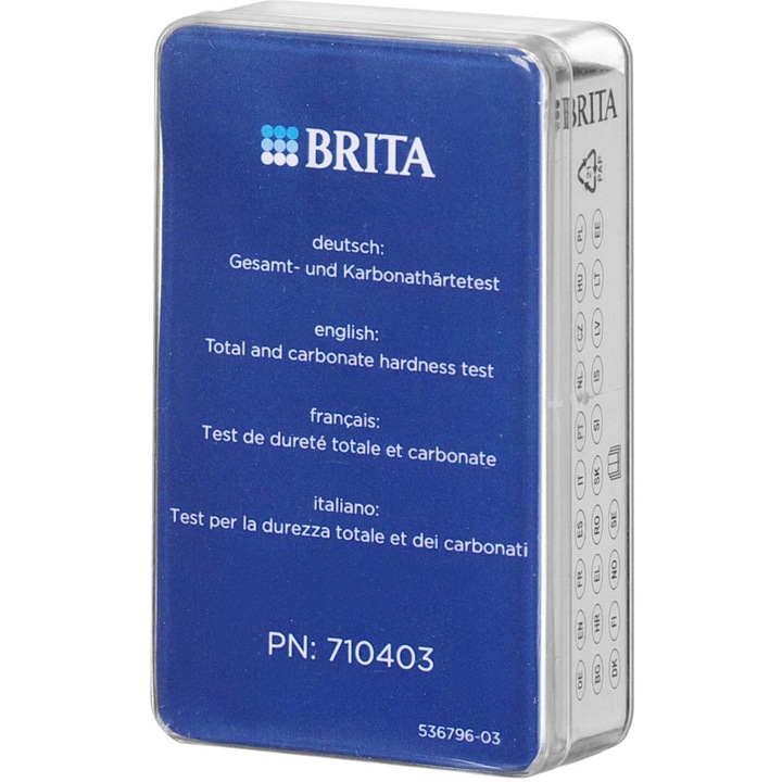 Tester duritate apa, Brita, 50x25x88mm, set complet