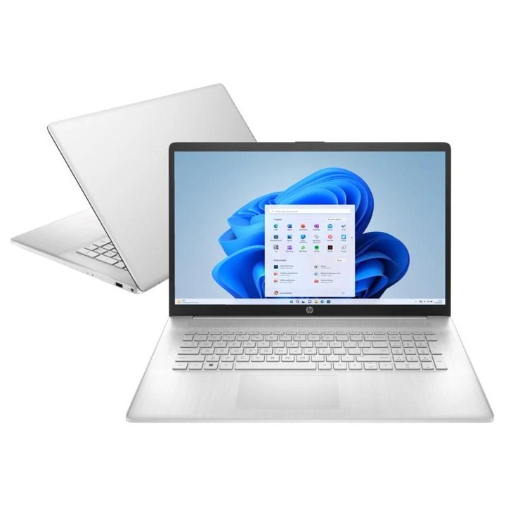 Laptop HP 17-cp2004nw / AMD Ryzen™ 5 7520U 16 GB RAM 512 SSD Radeon™ 610M Windows 11 Home Argintiu