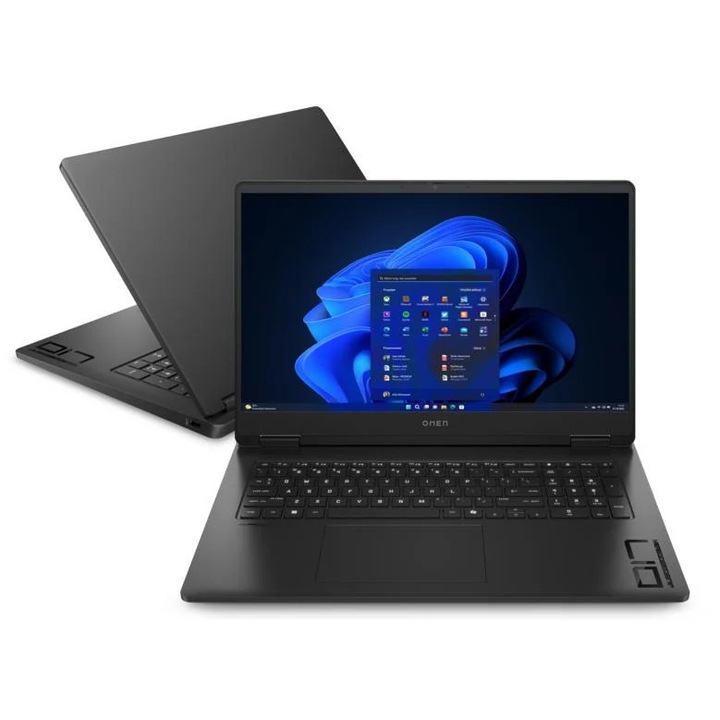 Laptop HP Omen 17-db1015nw, 17,3" FHD, AMD Ryzen 5 340, 24 GB RAM, 1 TB SSD, GeForce RTX 5060, negru