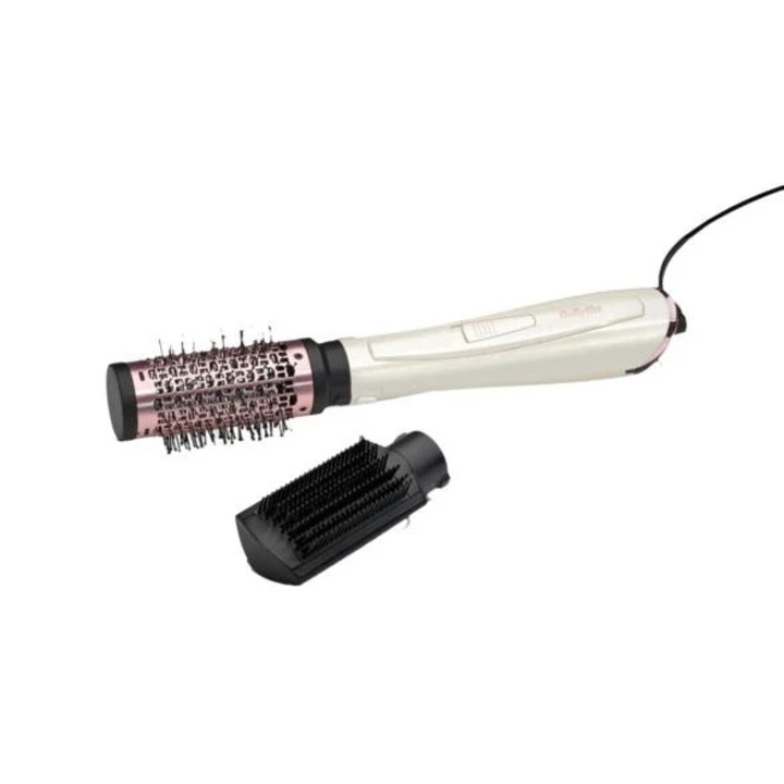 BaByliss AS914PE elektromos hajformázó kefe, 1000W, 3 hőmérséklet, fehér
