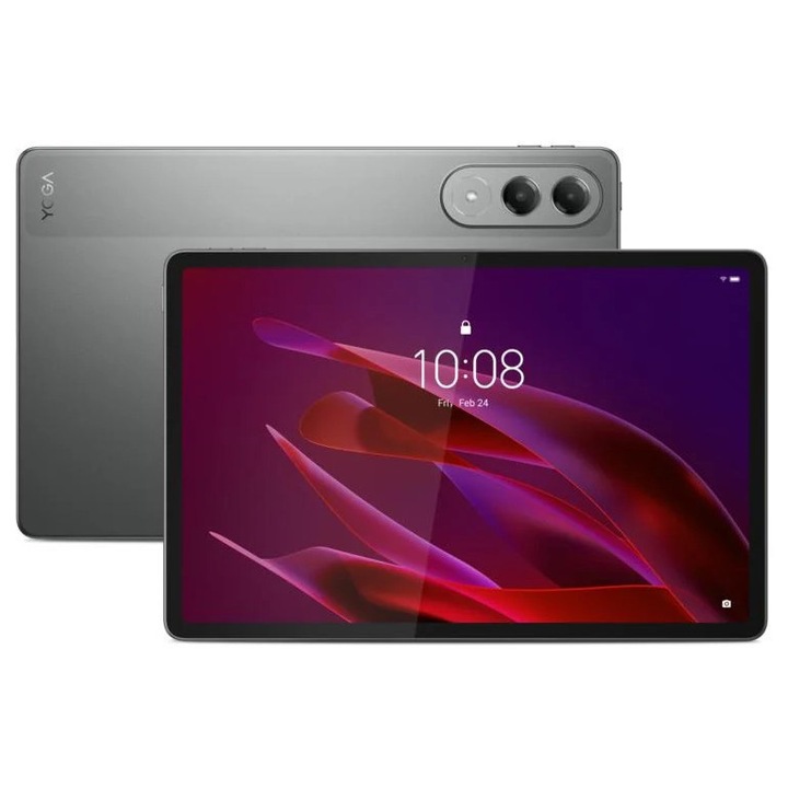 Tableta Lenovo Yoga Tab 11.1" Wi-Fi, 12GB, 256GB, Luna Grey, cu stylus Lenovo Tab Pen Pro