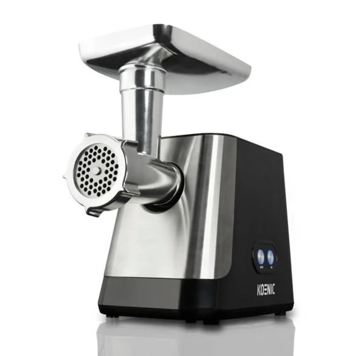 Masina de tocat carne Koenic KMG 4151, 800W, 3 situri, accesorii pentru carnati, 2.5 kg/min