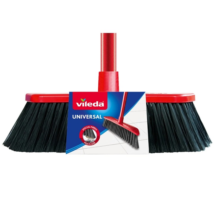 Универсална метла с дръжка, Vileda 46414N, 130 см