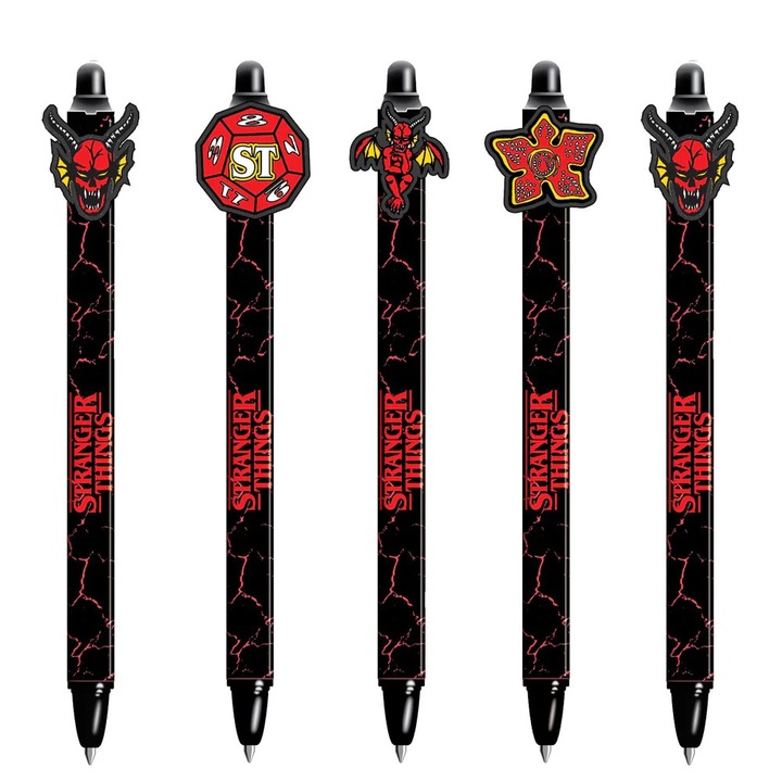 Pix cu Gel Erasable Stranger Things - Hellfire Club