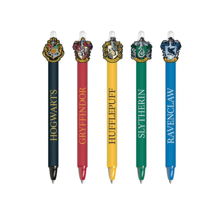 Pix cu Gel Erasable Harry Potter - Houses