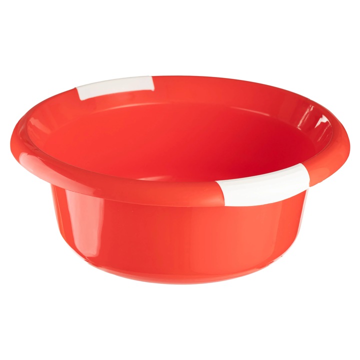 Lighean rotund cu manere, plastic, 6.5 L, 330 x 120 mm